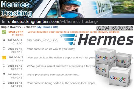 Hermes worldwide tracking